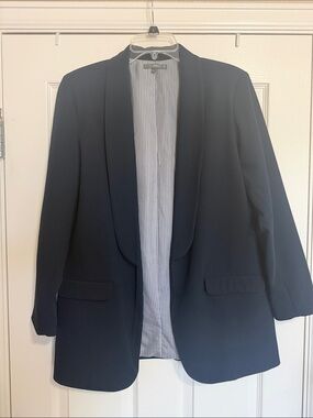 Matty M Men's Dark Navy Shawl Collar Blazer